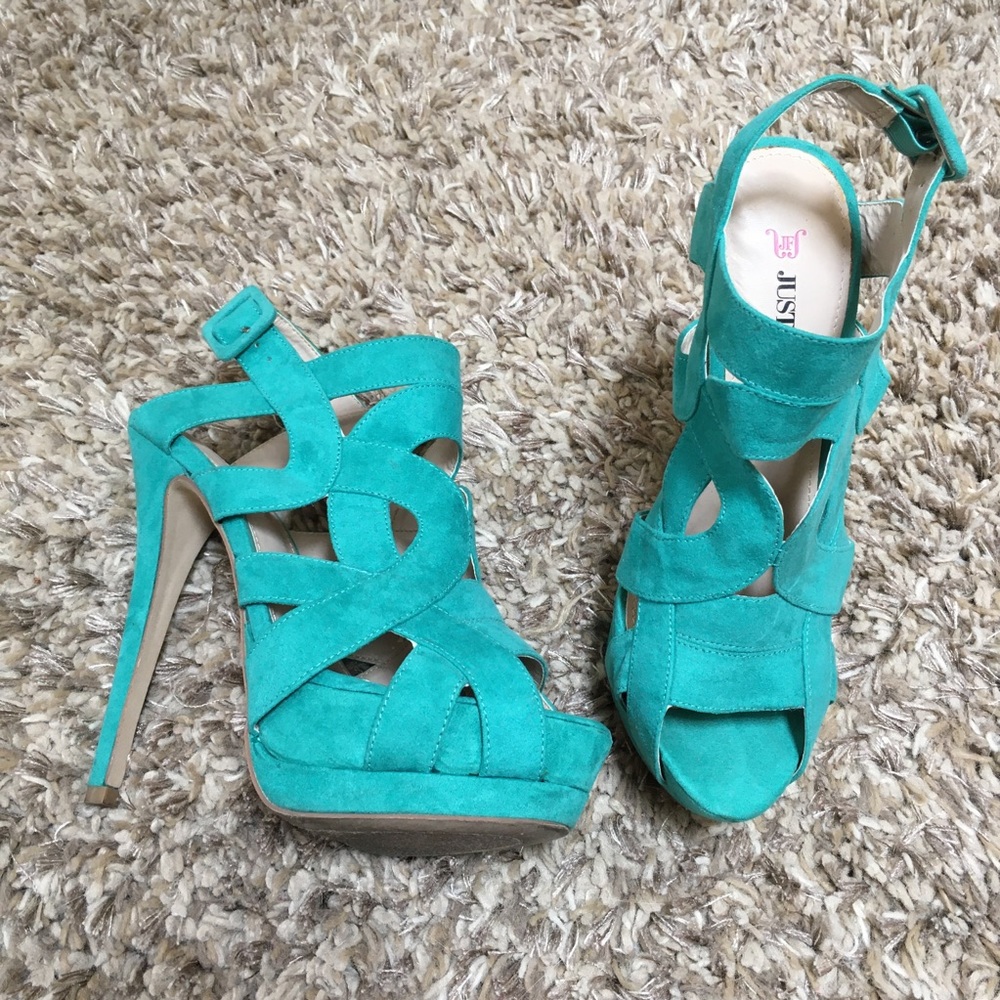 JustFab platform heels